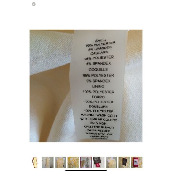 Vince Camuto Keyhole Halter Neckline Yellow Shiftdress, 10. Summer Yellow Paisle - Picture 12 of 12